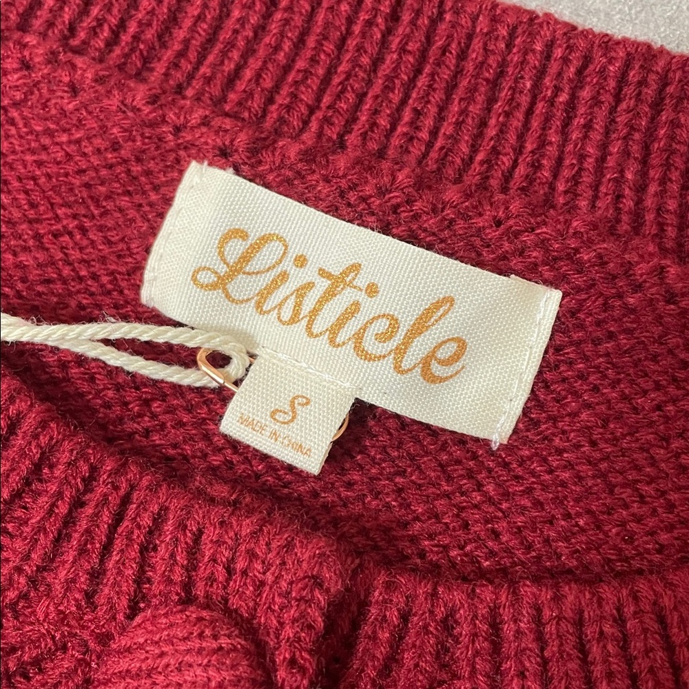 Listicle The Kingston Floral Button Up Cardigan size Small - Picture 4 of 8